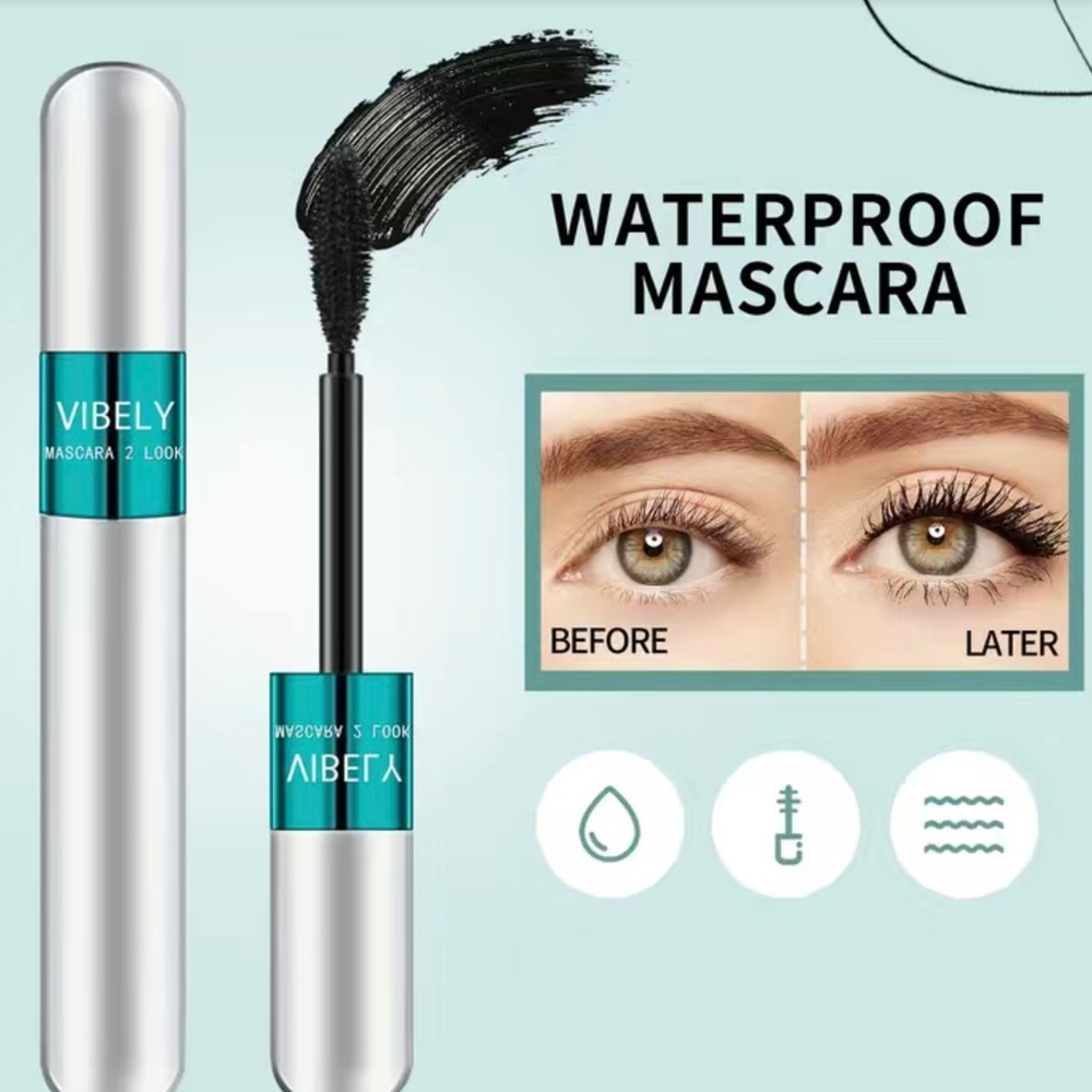 4D Fiber Mascara - Waterproof, Longer, Natural Lengthening ,Thickening Effect